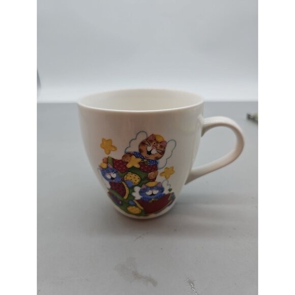 Royal Norfolk Cats Christmas Angels Vintage Coffee Mug - Picture 1 of 5